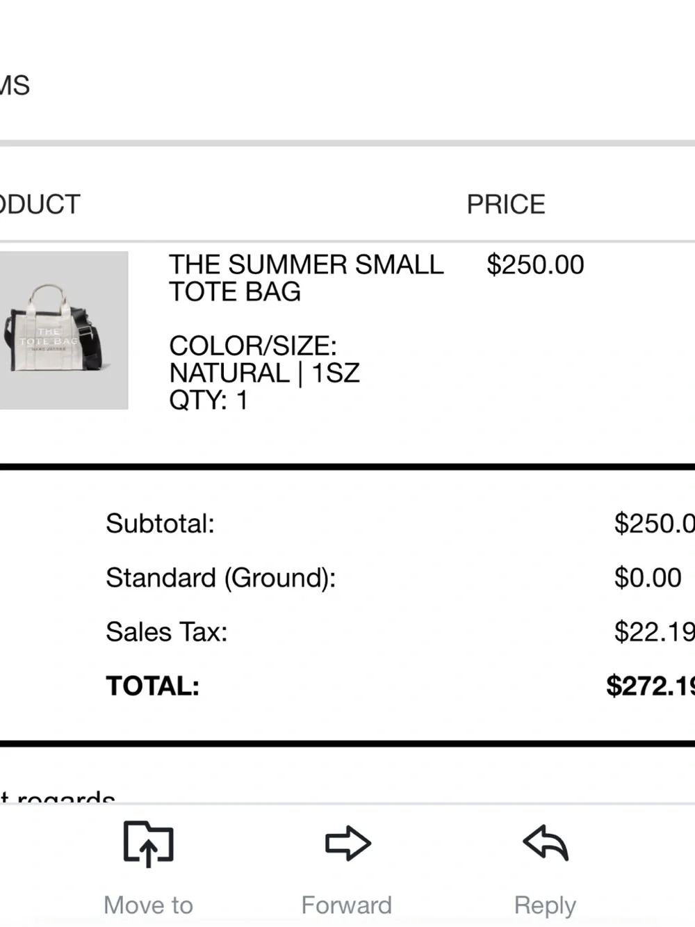 Marc Jacobs Beige Canvas Duffel Tote with Black Trim